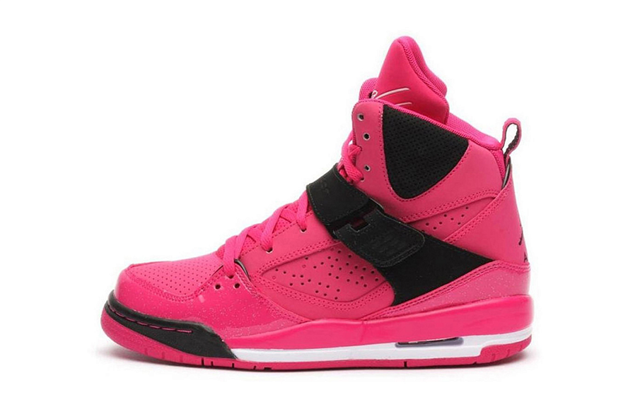 Фото № 1 с приближением к товару «‎Jordan Jordan Flight 45 High Premium GS 'Vivid Pink'»
