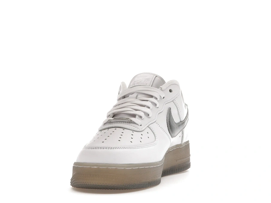 Фото № 2 с приближением к товару «‎Nike Air Force 1 Low 07 PRM White Metallic Silver»