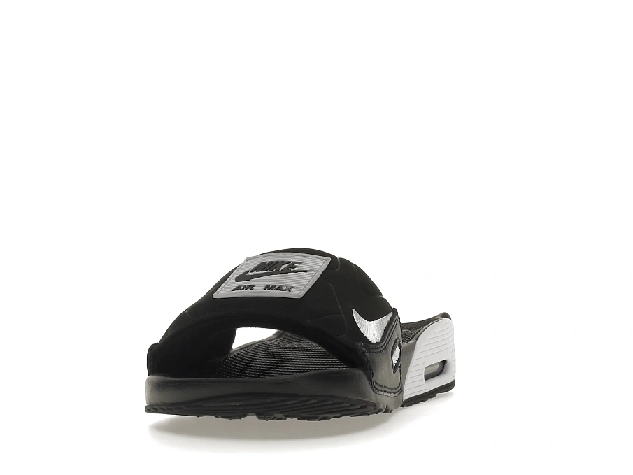 Фото № 2 с приближением к товару «‎Nike Air Max 90 Slide Black White »