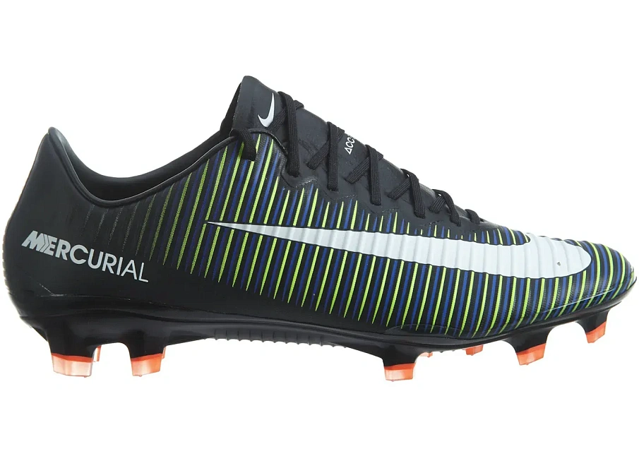 Фото № 1 с приближением к товару «‎Nike Mercurial Vapor Xi Fg Black White-Electric Green»
