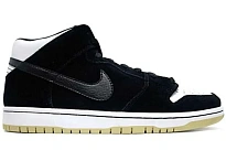 Фото № 1 с приближением к товару «‎Nike SB Dunk Mid Black White Gum»
