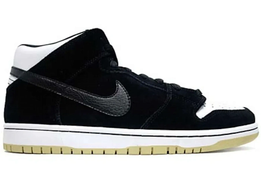 Фото № 1 с приближением к товару «‎Nike SB Dunk Mid Black White Gum»