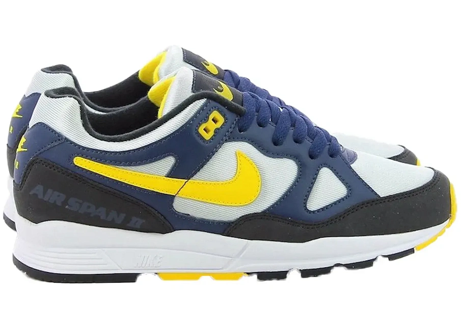 Фото № 1 с приближением к товару «‎Nike Air Span II Midnight Navy Tour Yellow»
