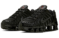 Фото № 3 с приближением к товару «‎ Nike Shox TL Series Running shoes BlackMetallic HematiteMax Orange»