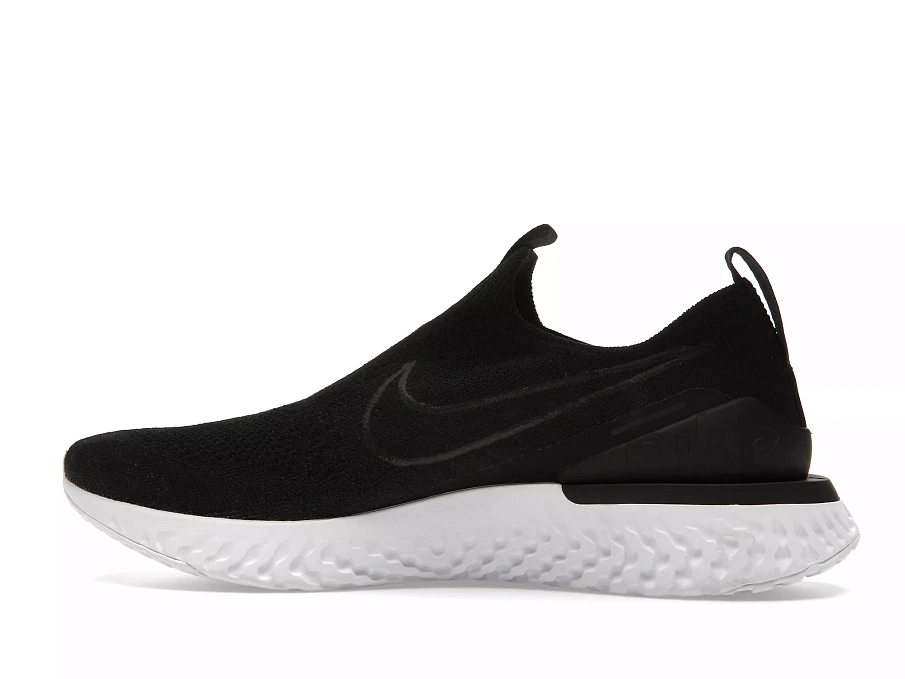 Фото № 2 с приближением к товару «‎Nike Epic Phantom React Flyknit Black White»