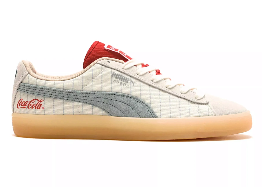 Фото № 1 с приближением к товару «‎Puma Suede Coca Cola White»