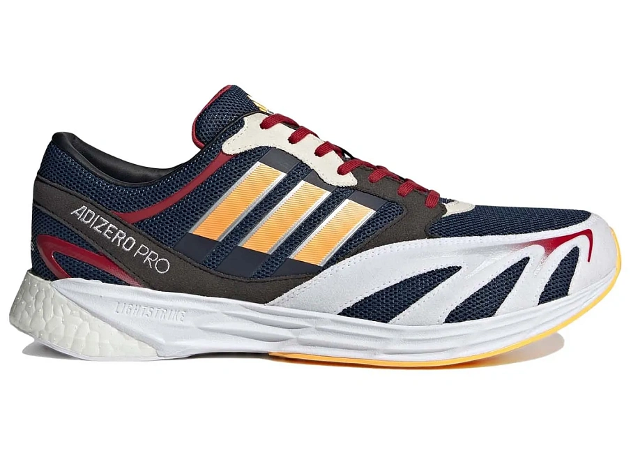 Фото № 1 с приближением к товару «‎adidas Adizero Pro V1 DNA Crew Navy Solar Gold»