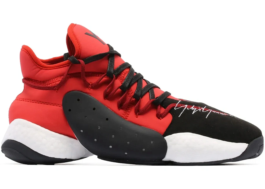 Фото № 1 с приближением к товару «‎adidas Y-3 BYW Bball Core Black Lush Red»
