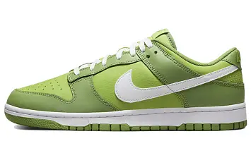 Nike Dunk Low Retro Skate Shoes ChlorophyllWhite-Vivid Green - 1
