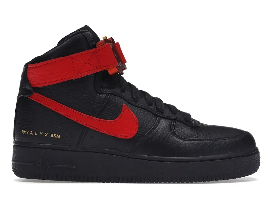 Фото № 1 с приближением к товару «‎Nike Air Force 1 High 1017 ALYX 9SM Black Red»
