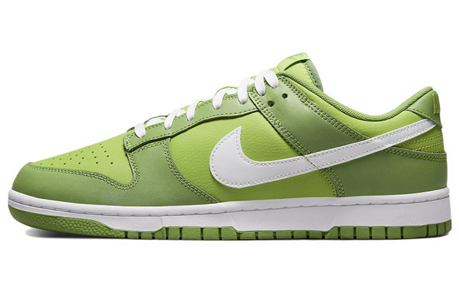 Фото № 1 с приближением к товару «‎Nike Dunk Low Retro Skate Shoes ChlorophyllWhite-Vivid Green»