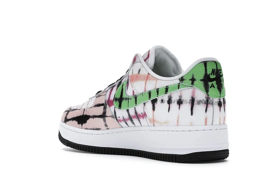 Фото № 6 с приближением к товару «‎Nike Air Force 1 Low Black Tie Dye »