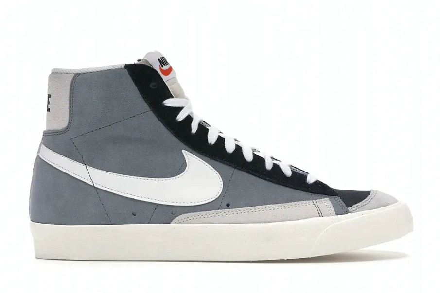 Фото № 1 с приближением к товару «‎Nike Blazer Mid 77 Vintage Cool Grey White Black»