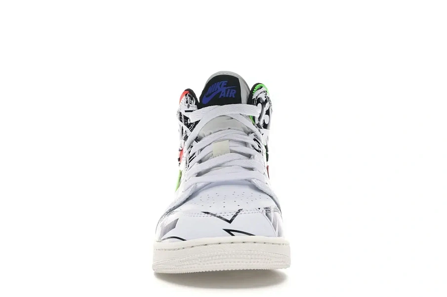 Фото № 2 с приближением к товару «‎Jordan 1 Mid All Over Logos »