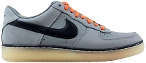 Фото № 1 с приближением к товару «‎Nike AF1 Downtown Silver/Dark Grey-White-Atomic Orange»