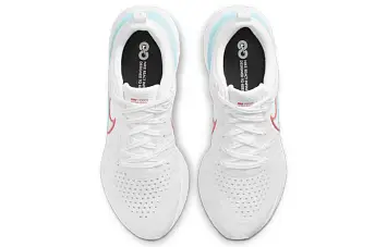  Nike React Infinity Run Flyknit 2 Running shoes WhiteGlacier IcePhoton DustChile Red - 5