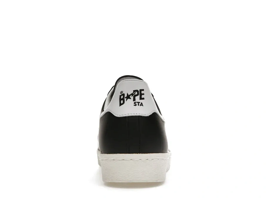 Фото № 4 с приближением к товару «‎adidas Superstar 80s Bape Black White Gold (2022)»