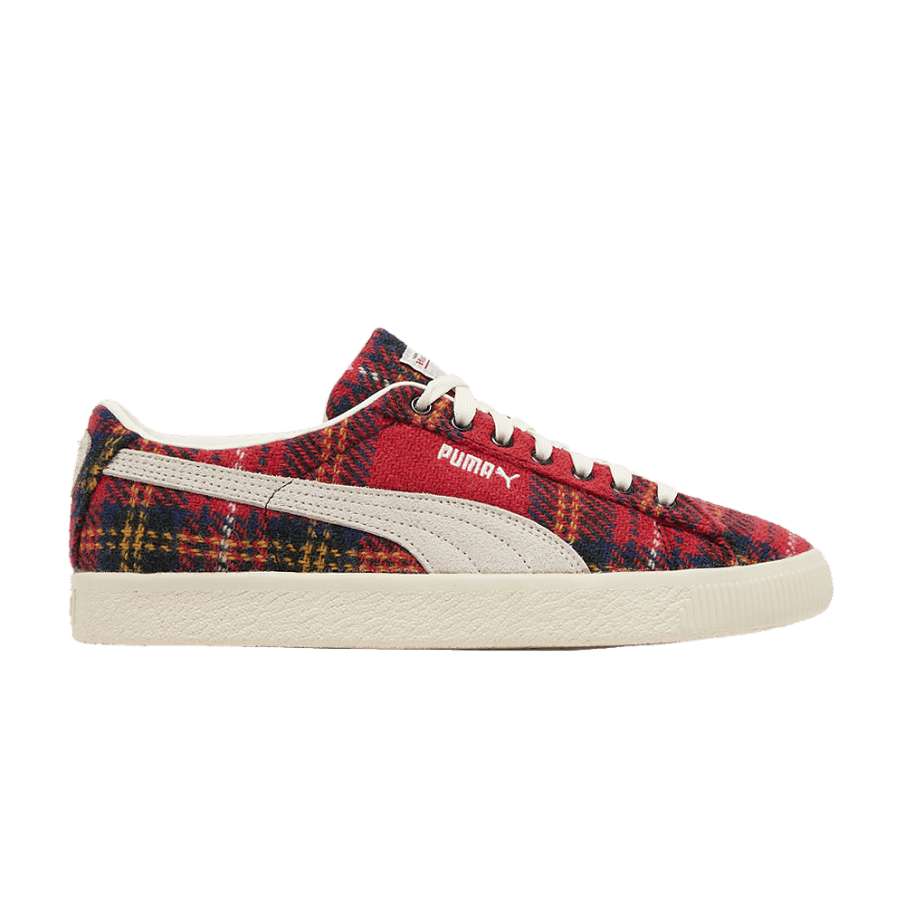 Фото № 1 с приближением к товару «‎Harris Tweed x Puma Suede Vintage Tartan - Red (393219-01)»