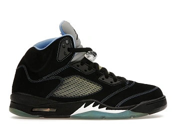 Jordan 5 Retro Black/University Blue - 1