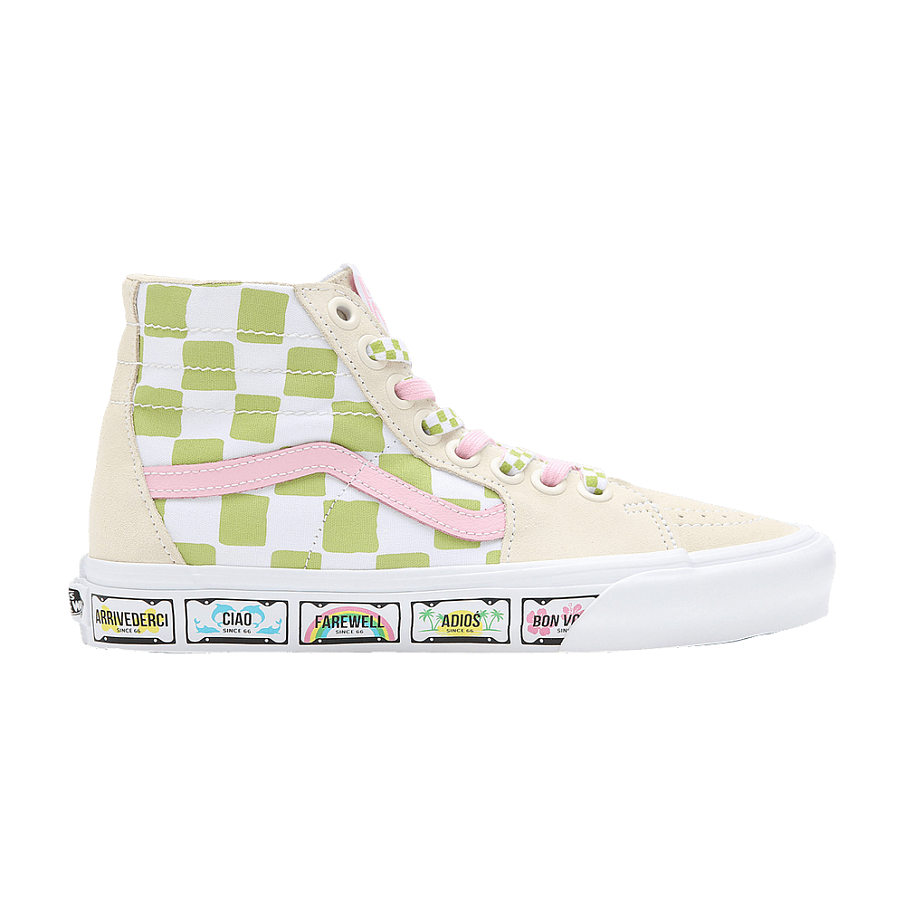 Фото № 1 с приближением к товару «‎Emma Mulholland on Holiday x Vans Sk8-Hi Tapered Whimsical Checkerboard»
