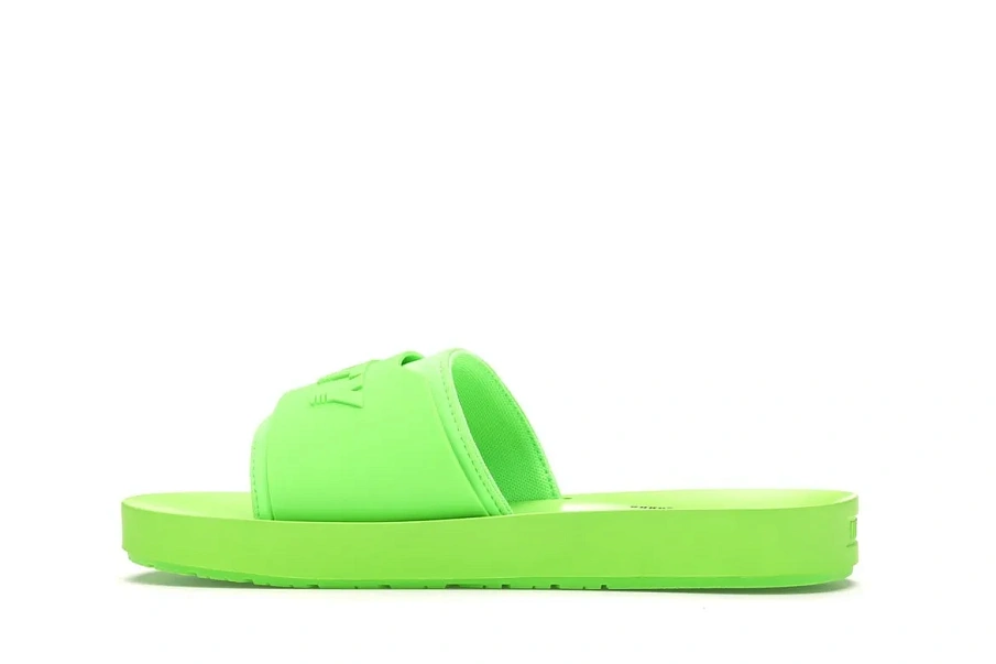 Фото № 5 с приближением к товару «‎Puma Surf Slide Rihanna Fenty Green Gecko »