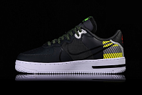 Фото № 2 с приближением к товару «‎Nike Air Force 1 React 3M Pack blackyellow»