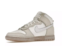 Фото № 5 с приближением к товару «‎Nike Dunk High Retro PRM Cracked Leather Swoosh»
