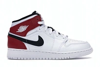 Фото № 1 с приближением к товару «‎Jordan 1 Mid White Black Gym Red »