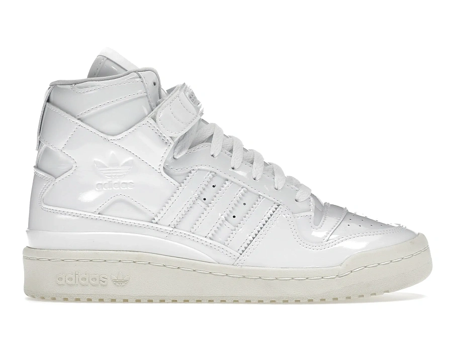 Фото № 1 с приближением к товару «‎adidas Forum Mid Triple White Patent Leather »