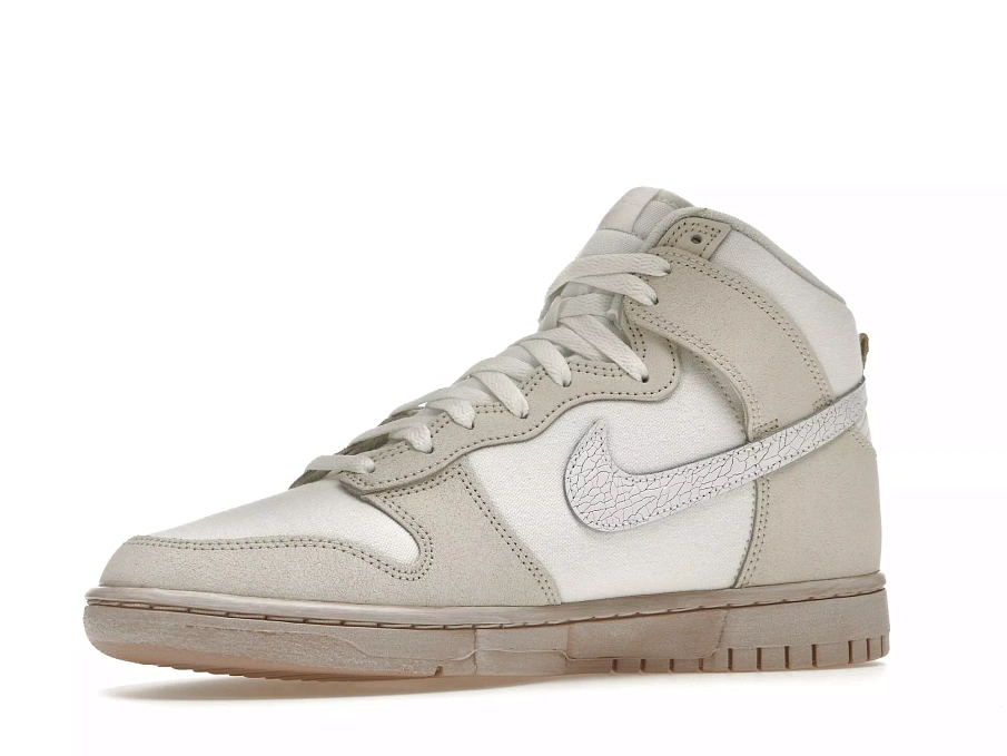 Фото № 5 с приближением к товару «‎Nike Dunk High Retro PRM Cracked Leather Swoosh»