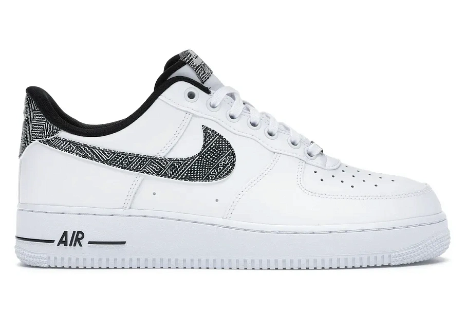 Фото № 1 с приближением к товару «‎Nike Air Force 1 Low '07 White Metallic Silver»