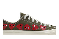 Фото № 3 с приближением к товару «‎Comme des Garçons Play x Converse Chuck 70 Low Top Multi Heart»