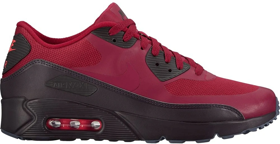 Фото № 1 с приближением к товару «‎Nike Air Max 90 Ultra 2.0 Noble Red Port Wine»