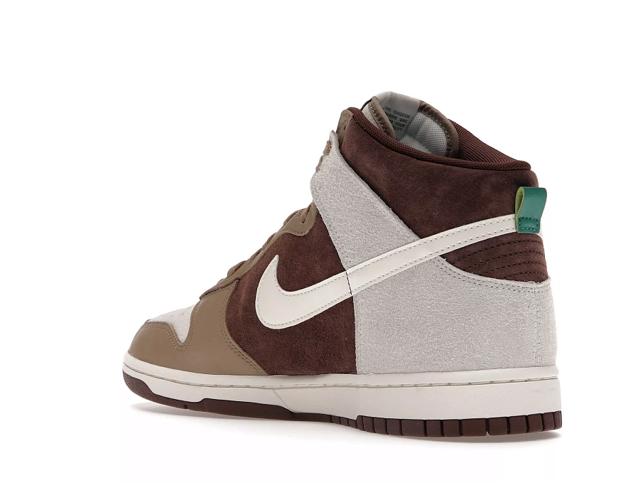 Фото № 6 с приближением к товару «‎Nike Dunk High Light Chocolate»