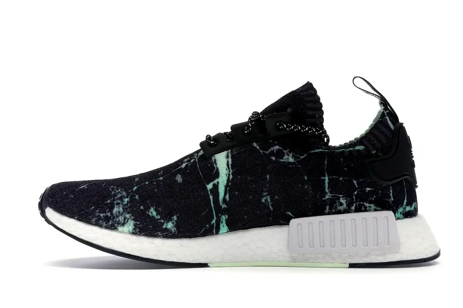 Фото № 3 с приближением к товару «‎adidas NMD R1 Marble Aero Green»