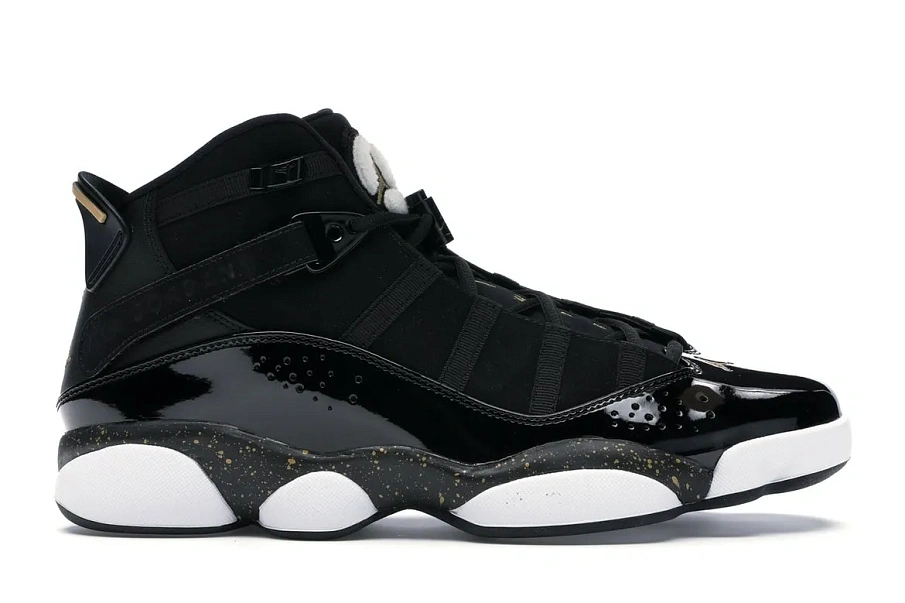 Фото № 1 с приближением к товару «‎Jordan 6 Rings Black Metallic Gold White»