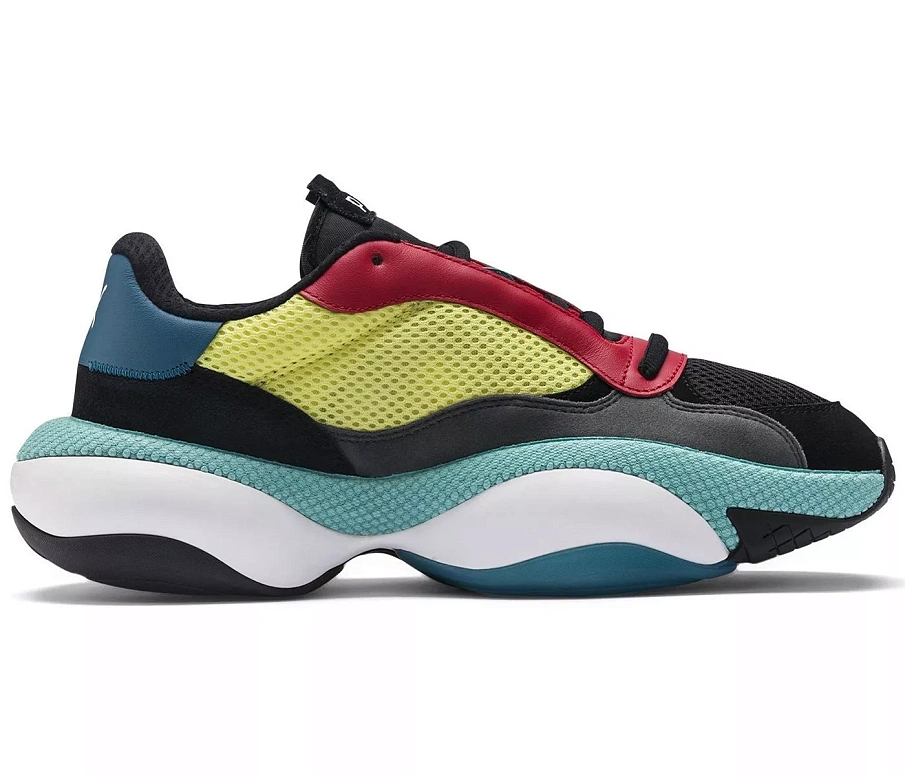 Фото № 1 с приближением к товару «‎Puma Alteration Kurve Black Limelight»