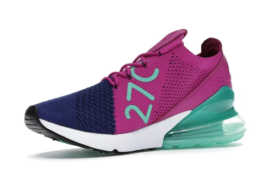 Фото № 4 с приближением к товару «‎Nike Air Max 270 Flyknit Fuchsia Flash»