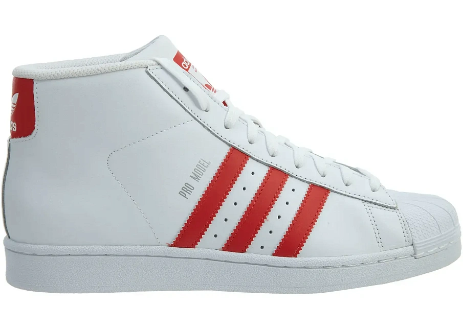 Фото № 1 с приближением к товару «‎adidas Pro Model White Red»