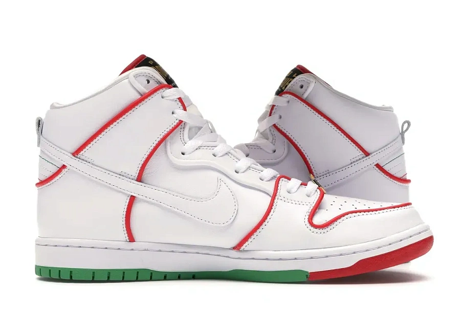 Фото № 3 с приближением к товару «‎Nike SB Dunk High Paul Rodriguez Mexico»