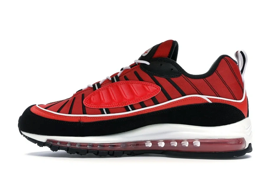 Фото № 6 с приближением к товару «‎Nike Air Max 98 Habanero Red Black»