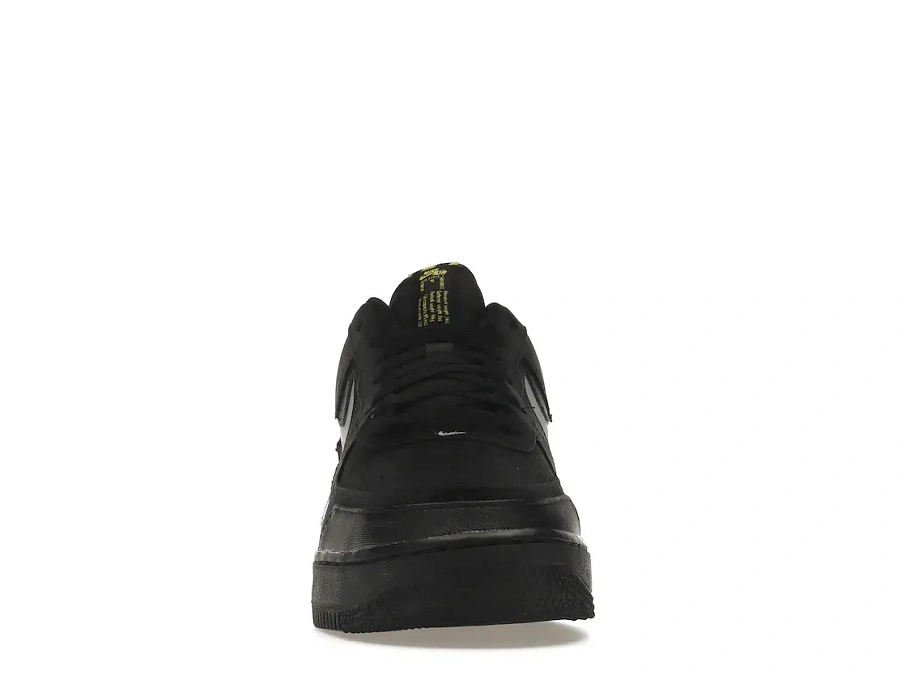 Фото № 2 с приближением к товару «‎Nike Air Force 1 Low Cut Out Swoosh Black»
