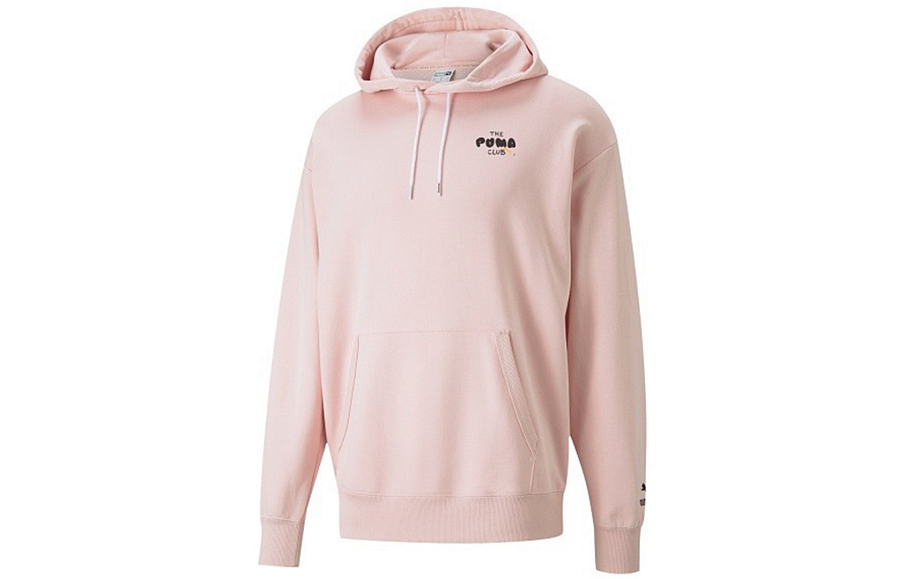 Фото № 2 с приближением к товару «‎Puma Mens Club Graphic Hoodie PinkRed»