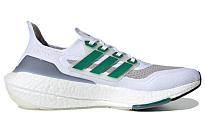 Фото № 2 с приближением к товару «‎adidas Ultraboost 21 WhiteGreyGreen»