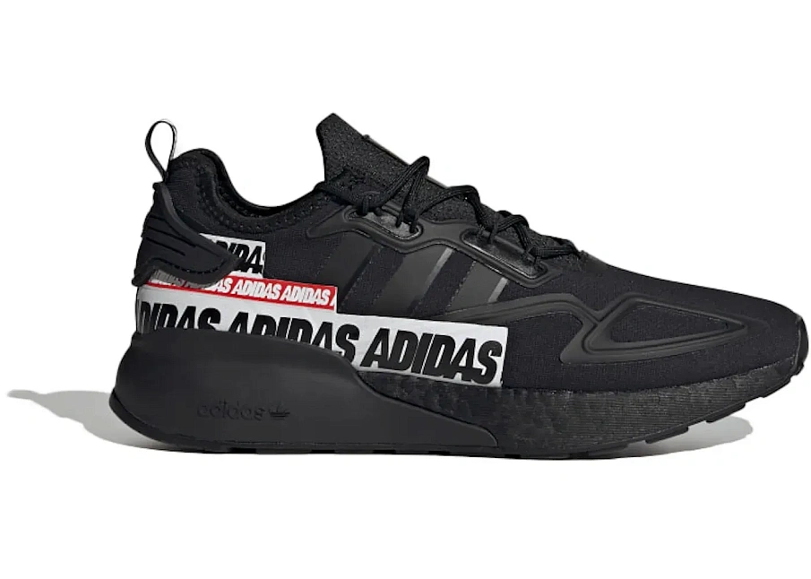 Фото № 1 с приближением к товару «‎adidas ZX 2K Boost Bold Logo Graphic Black»