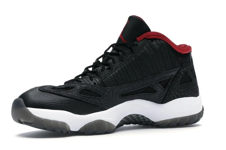 Фото № 4 с приближением к товару «‎Jordan 11 Retro Low IE Black Varsity Red (2011)»