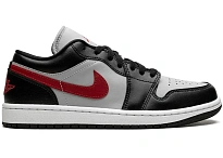 Фото № 1 с приближением к товару «‎Jordan 1 Low Wolf Grey Gym Red »