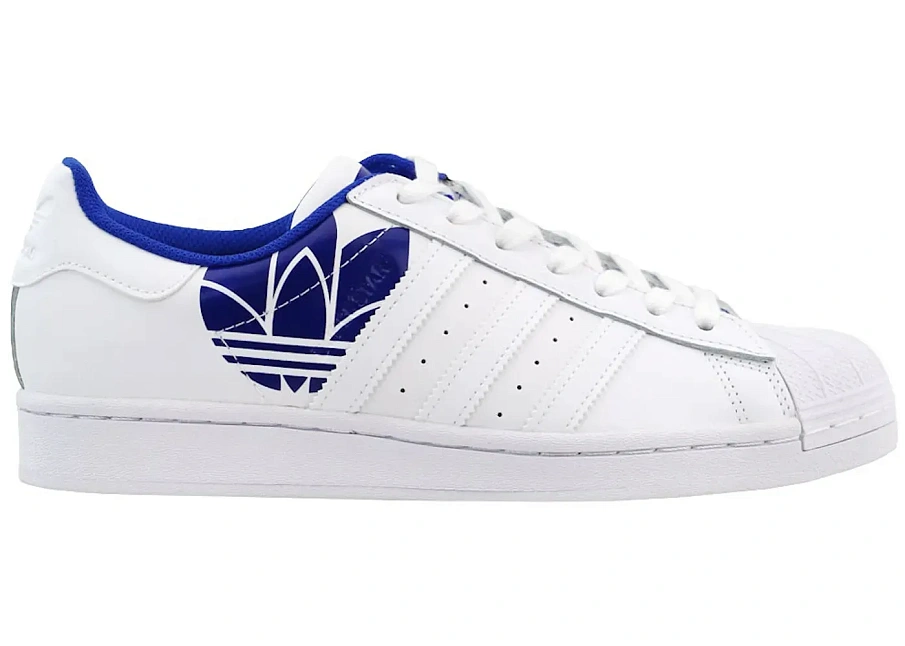 Фото № 1 с приближением к товару «‎adidas Superstar Royal Blue Trefoil»