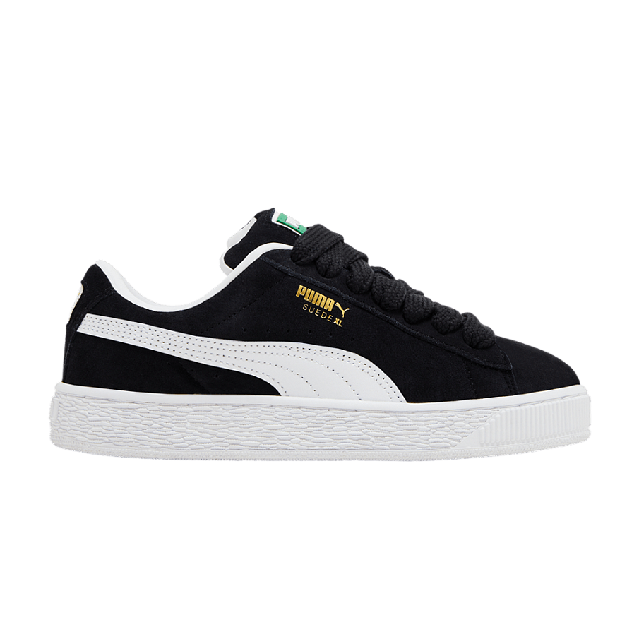 Фото № 1 с приближением к товару «‎Puma Suede XL Big Kid Black White»