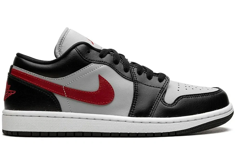 Фото № 1 с приближением к товару «‎Jordan 1 Low Wolf Grey Gym Red »
